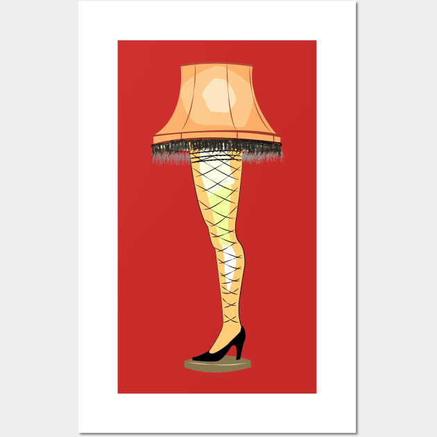 Christmas Stand Lamp Wall Art by HeardUWereDead